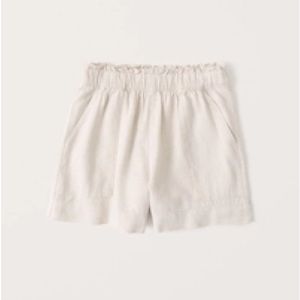 Abercrombie Linen-Blend Pull-On Shorts